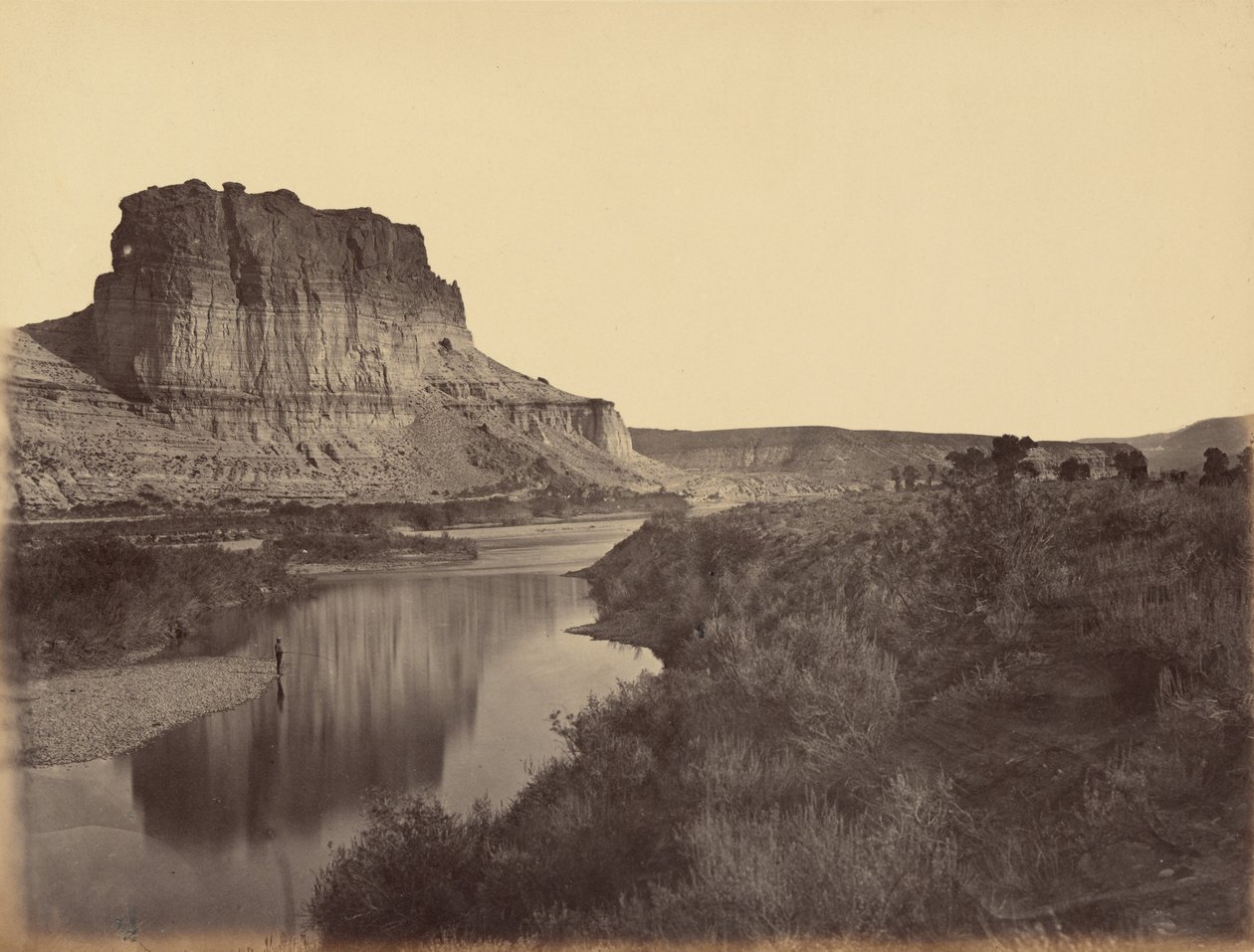 24. tábla. Castle Rock, Green River Valley,1869 (fénykép) alkotó: Andrew Joseph Russell