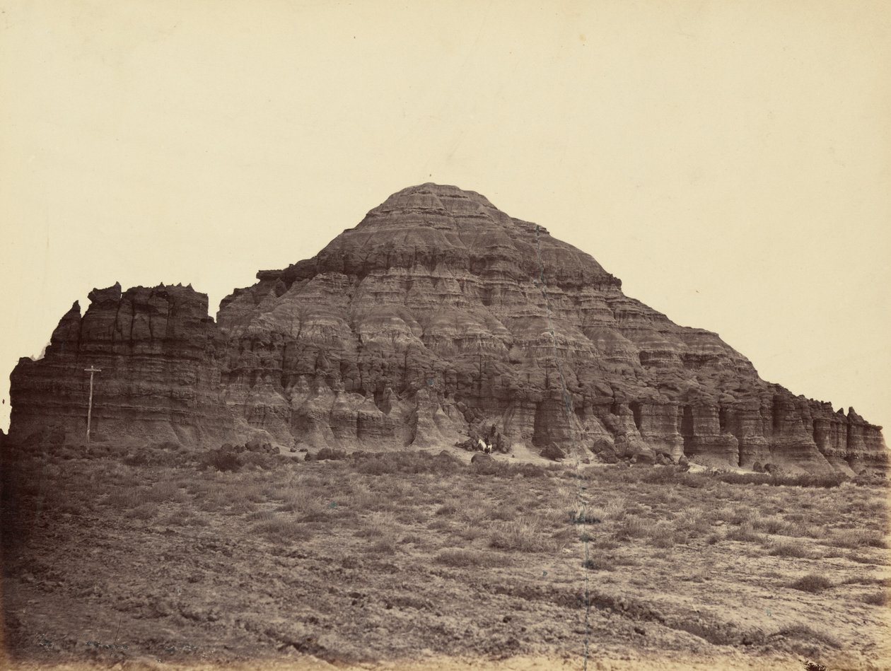 26. tábla. Church Buttes,1869 (fotó) alkotó: Andrew Joseph Russell