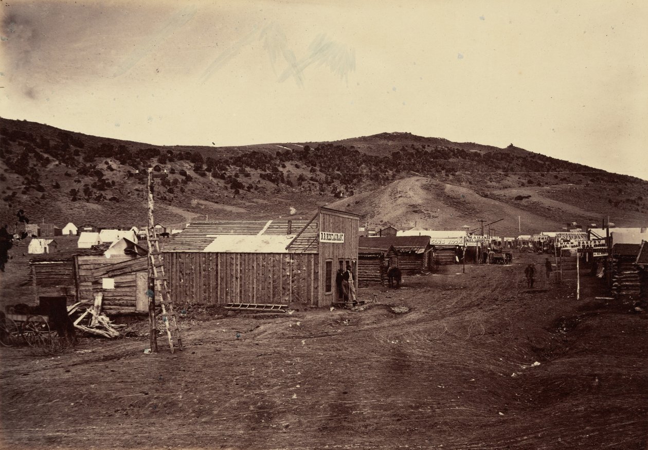 29. tábla. Bear River City, a szénmezők közelében,1869 (fotó) alkotó: Andrew Joseph Russell