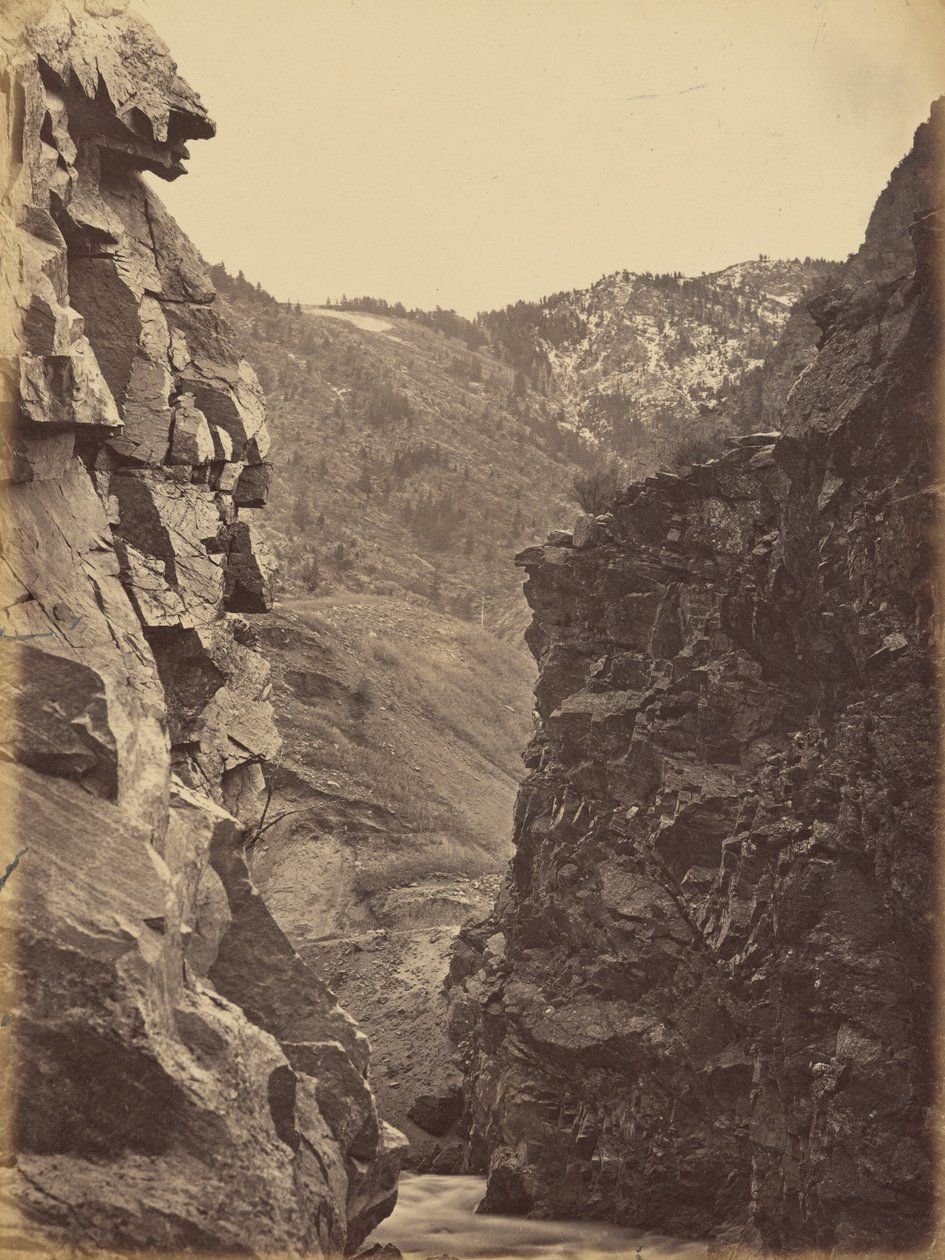40. tábla. Ördögkapu, Weber Canon,1869 (fotó) alkotó: Andrew Joseph Russell