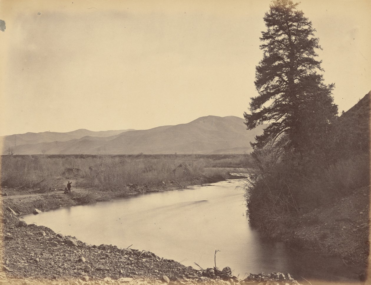 43. tábla. Weber-völgy, a Willhelmina-hágó felől,1869 (fotó) alkotó: Andrew Joseph Russell