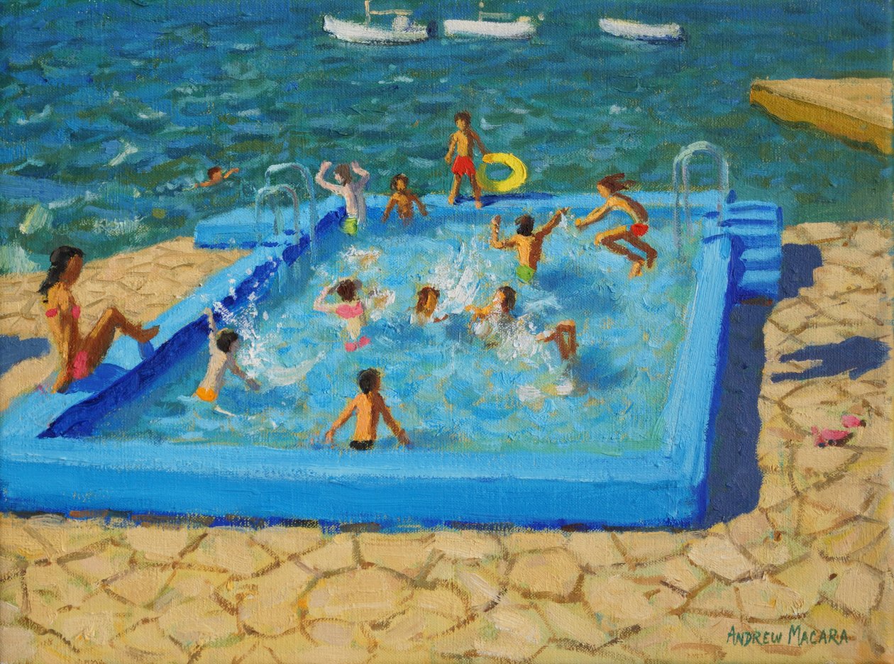 Blue pool, Vrsar, Horvátország, 2017, alkotó: Andrew Macara