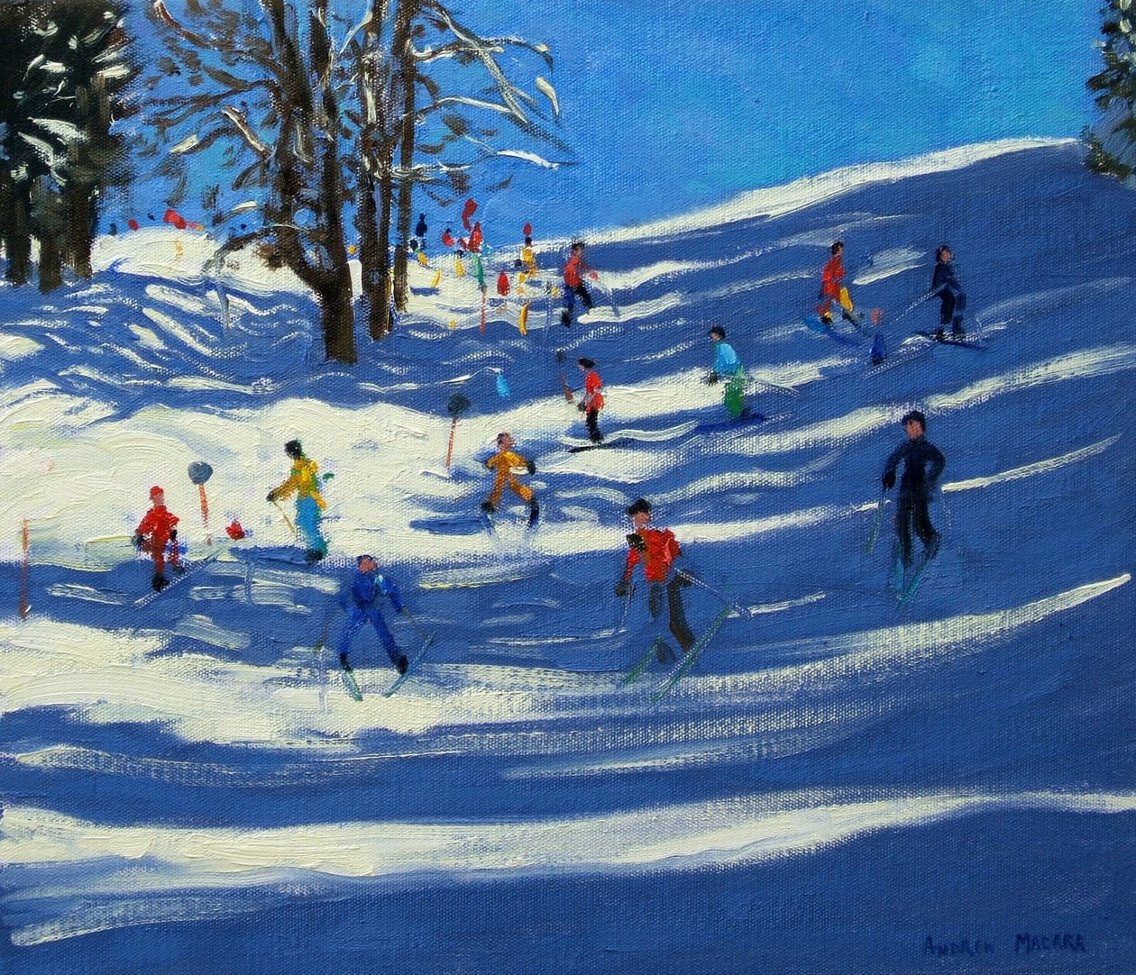 Kék árnyékok, Morzine alkotó: Andrew Macara