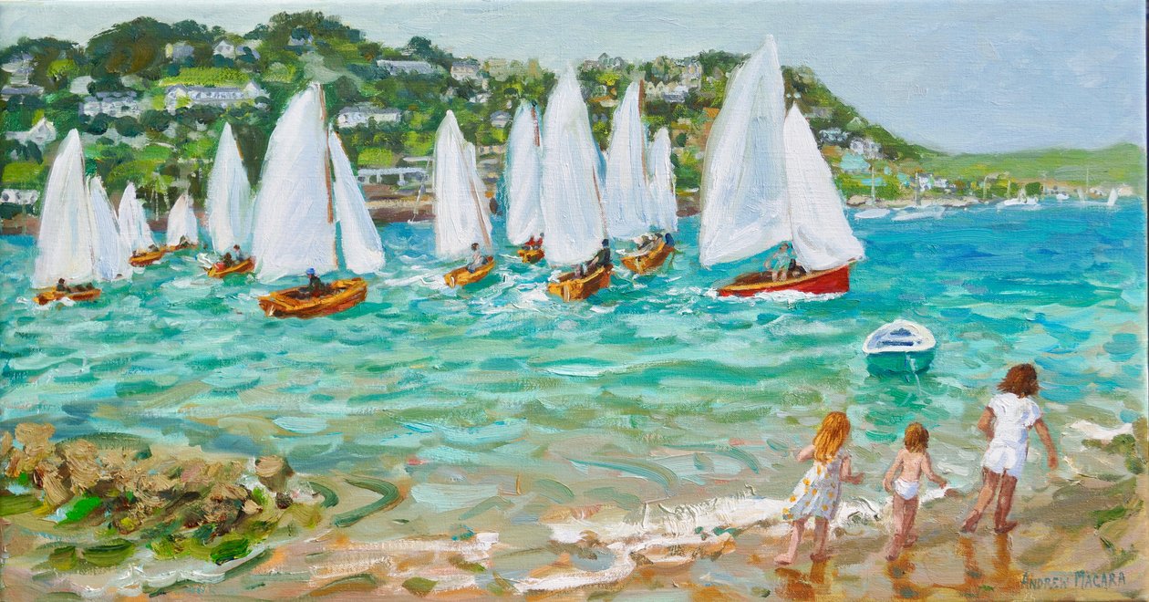 Hajózás, Salcombe, 2018, alkotó: Andrew Macara
