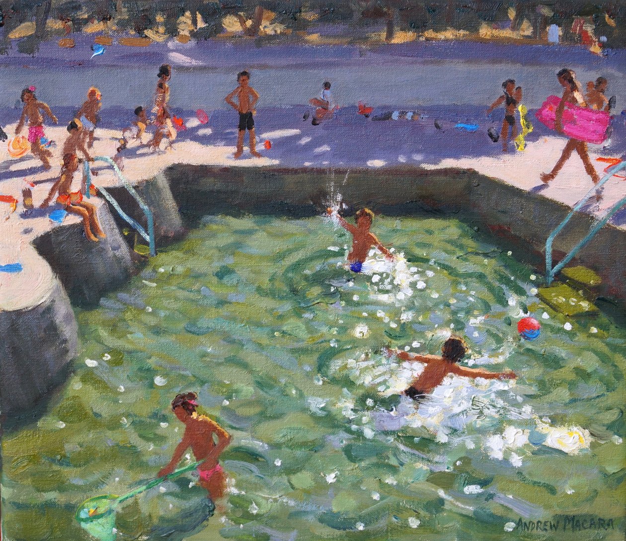 Gyermekmedence, Vrsar, Horvátország, 2017, alkotó: Andrew Macara