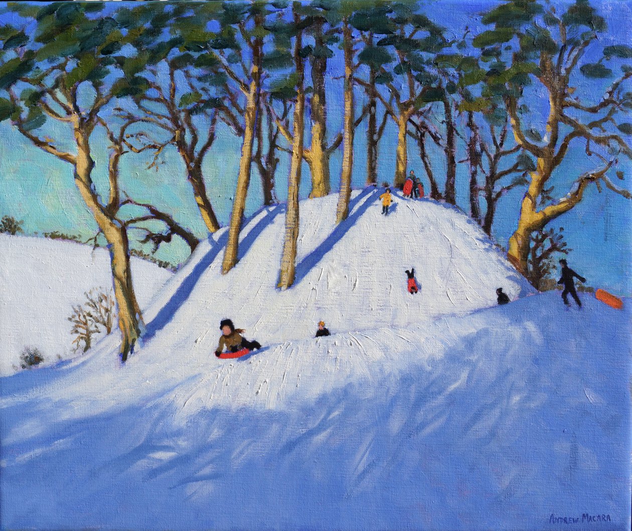 Karácsonyi szánkózás alkotó: Andrew Macara