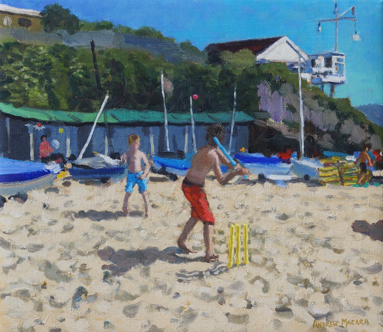Tücsök és sárga tuskók, Abersoch alkotó: Andrew Macara