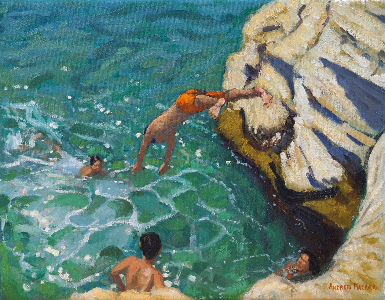 Búvárkodás és úszás,,Skiathos. 2016, alkotó: Andrew Macara