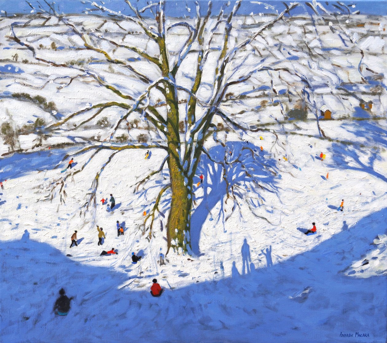 Hillside, Elton, Rowsley közelében, Chatsworth, Derbyshire. (Átdolgozva) 2017 alkotó: Andrew Macara