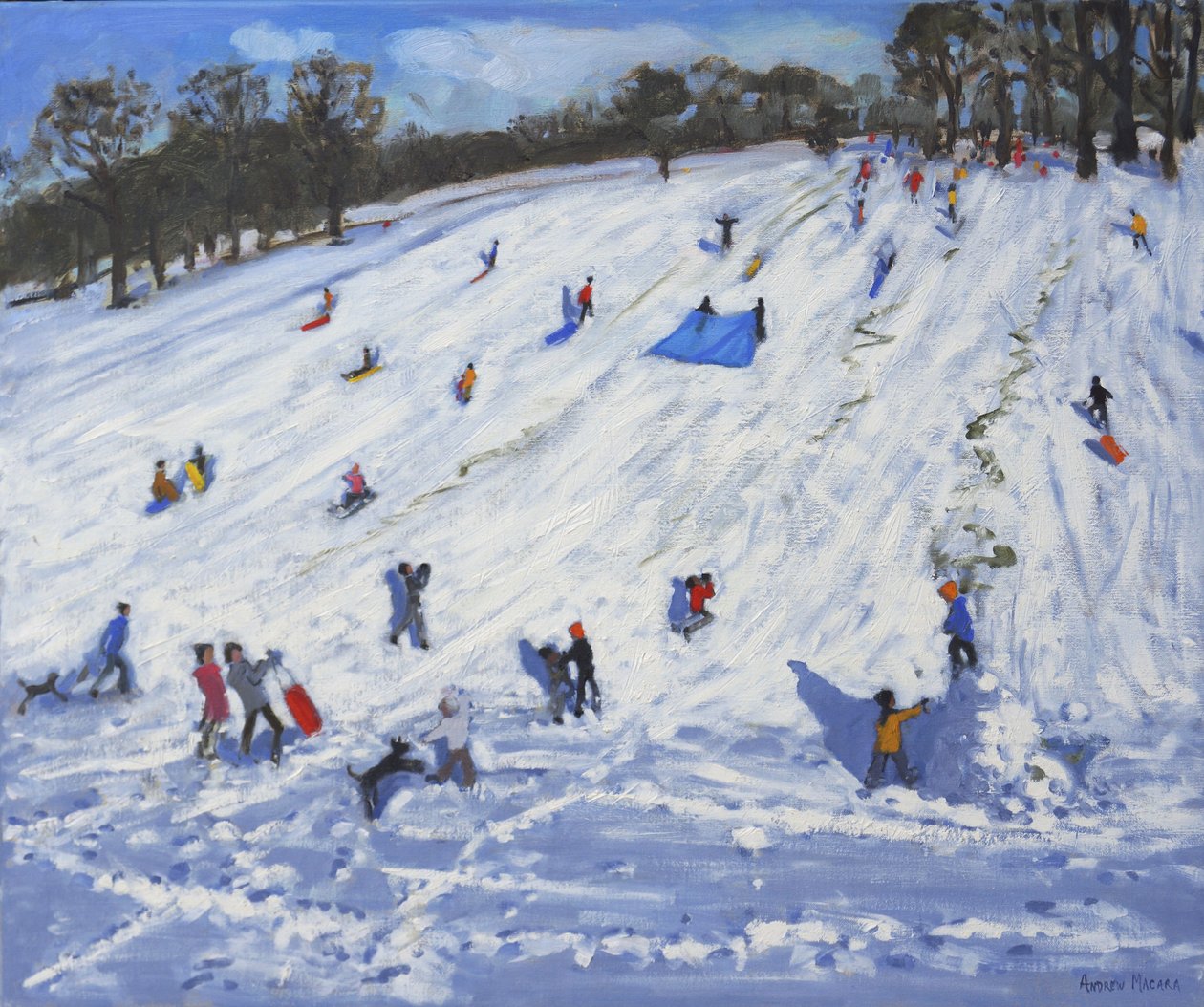 Nagy hóember, Chatsworth, 2012, alkotó: Andrew Macara