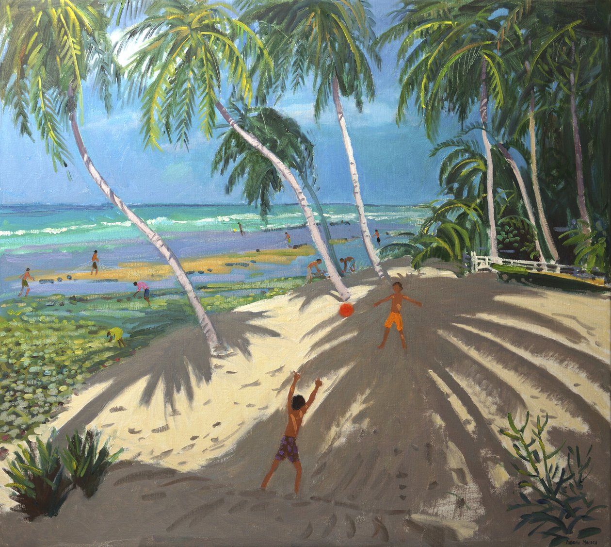 Pálmafák, Clovelly Beach, Barbados, 2013, alkotó: Andrew Macara