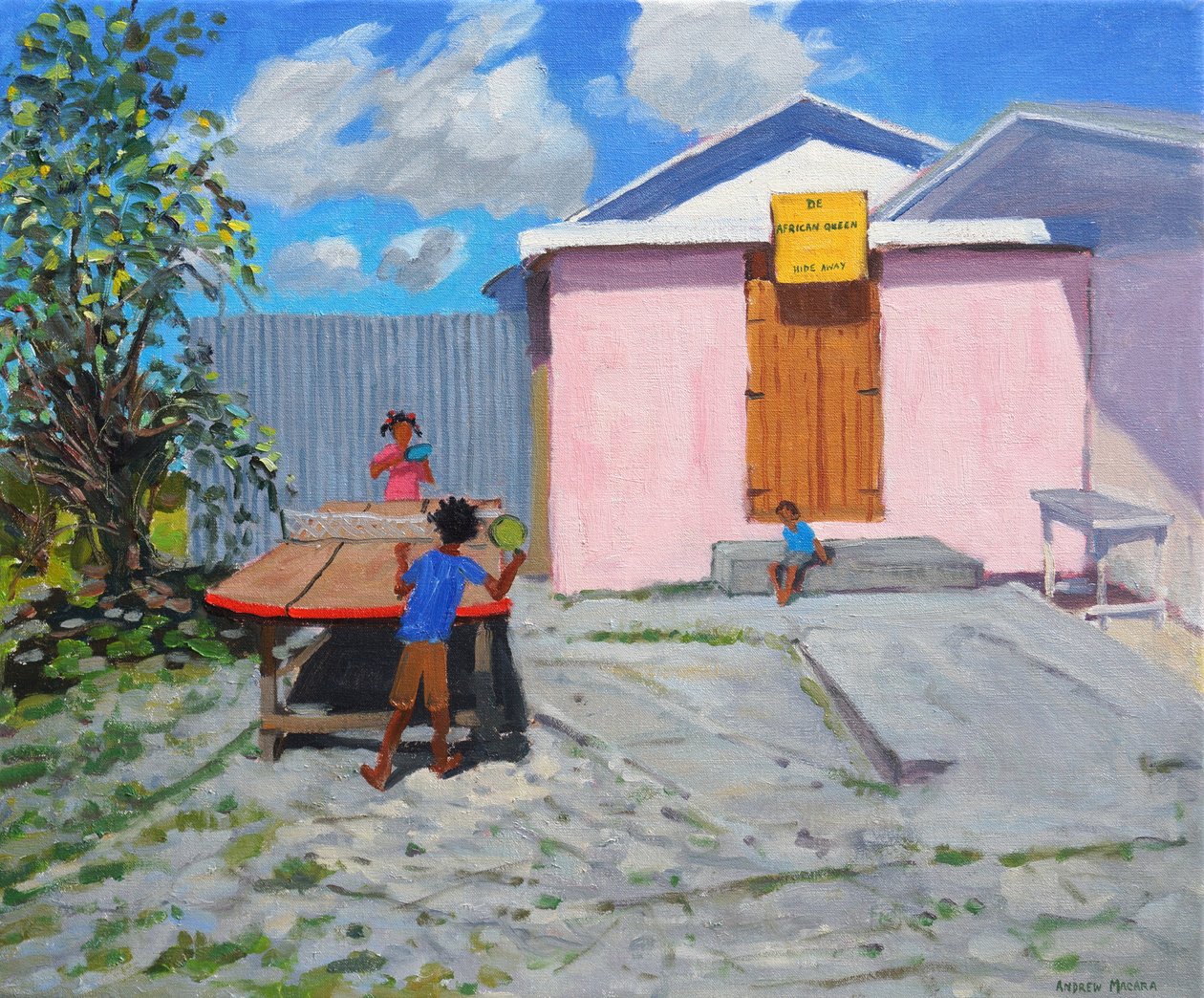 Ping Pong, De African Queen Hideaway, Barbados.2012, alkotó: Andrew Macara