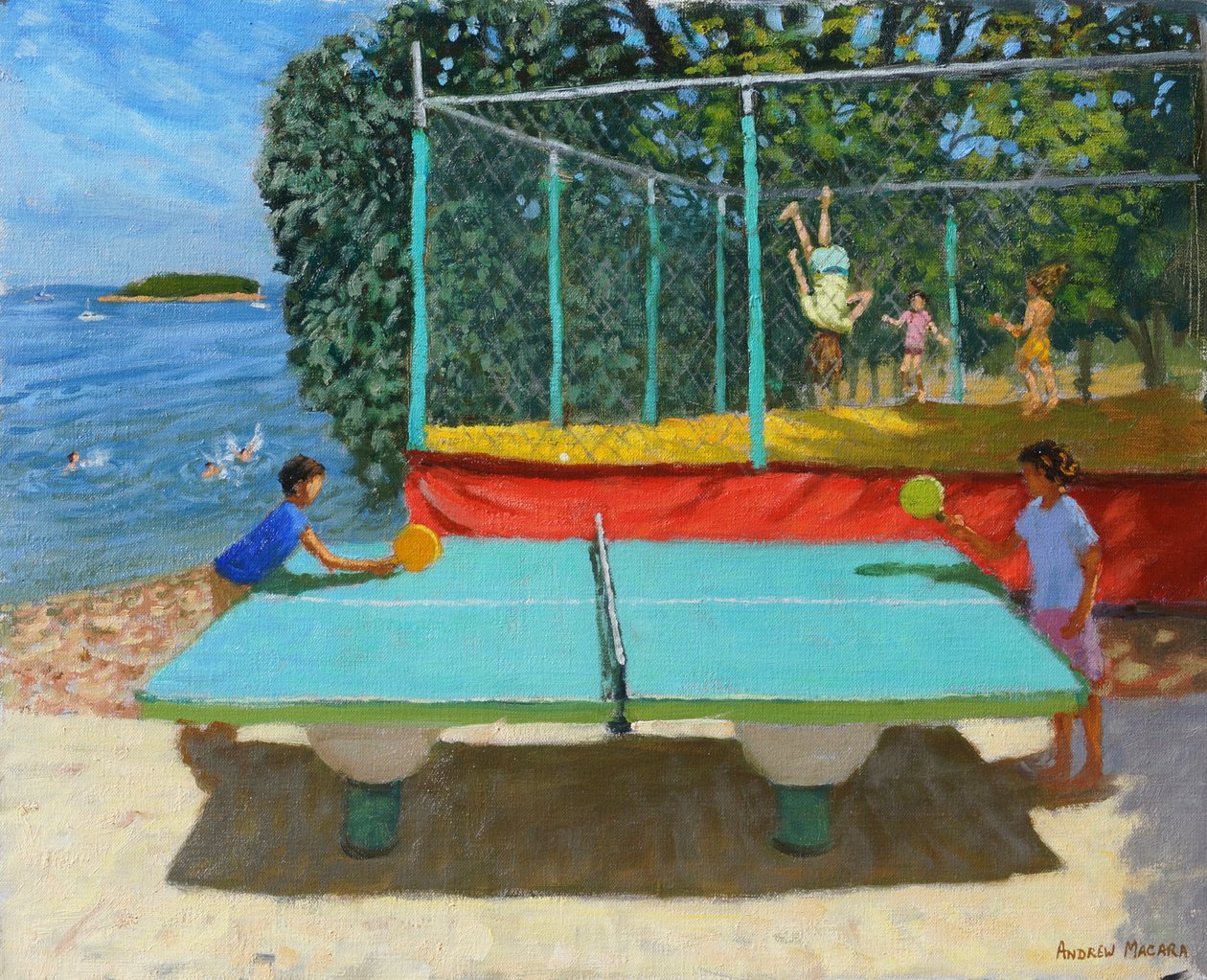 Pingpong, Vrsar, Horvátország, 2022 alkotó: Andrew Macara