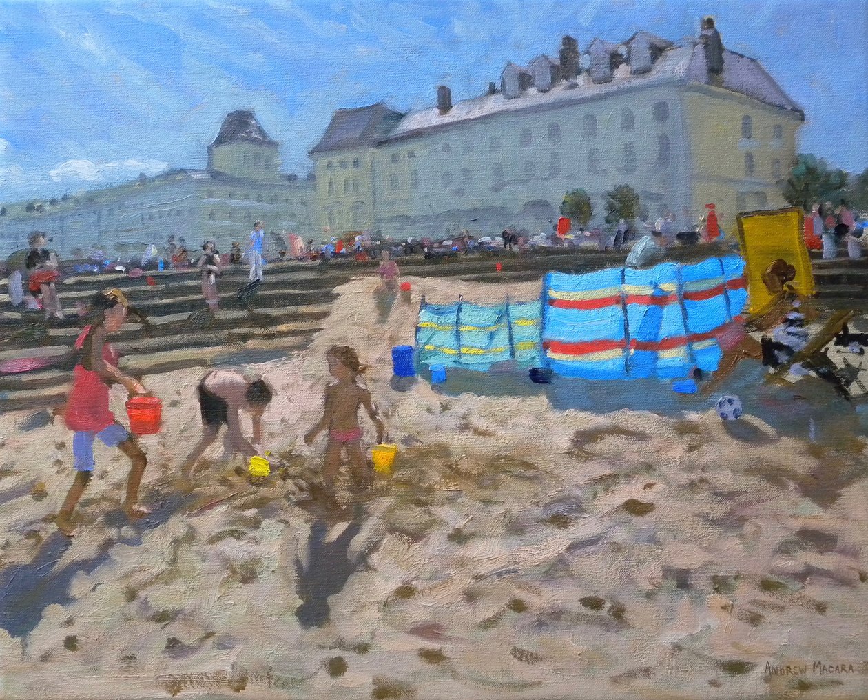Játssz a homokban, Llandudno. 2010 alkotó: Andrew Macara