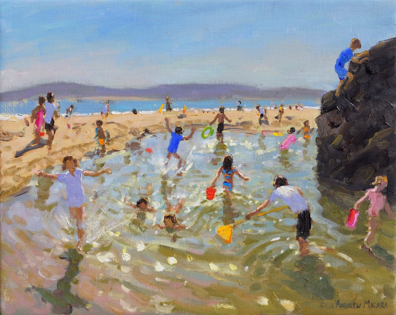 Rock pool.Tenby, 2016 alkotó: Andrew Macara