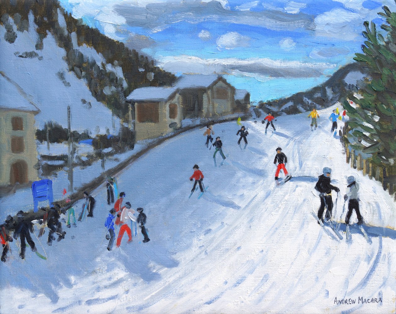 Síelés Selva Val Gardenába, 2016, alkotó: Andrew Macara