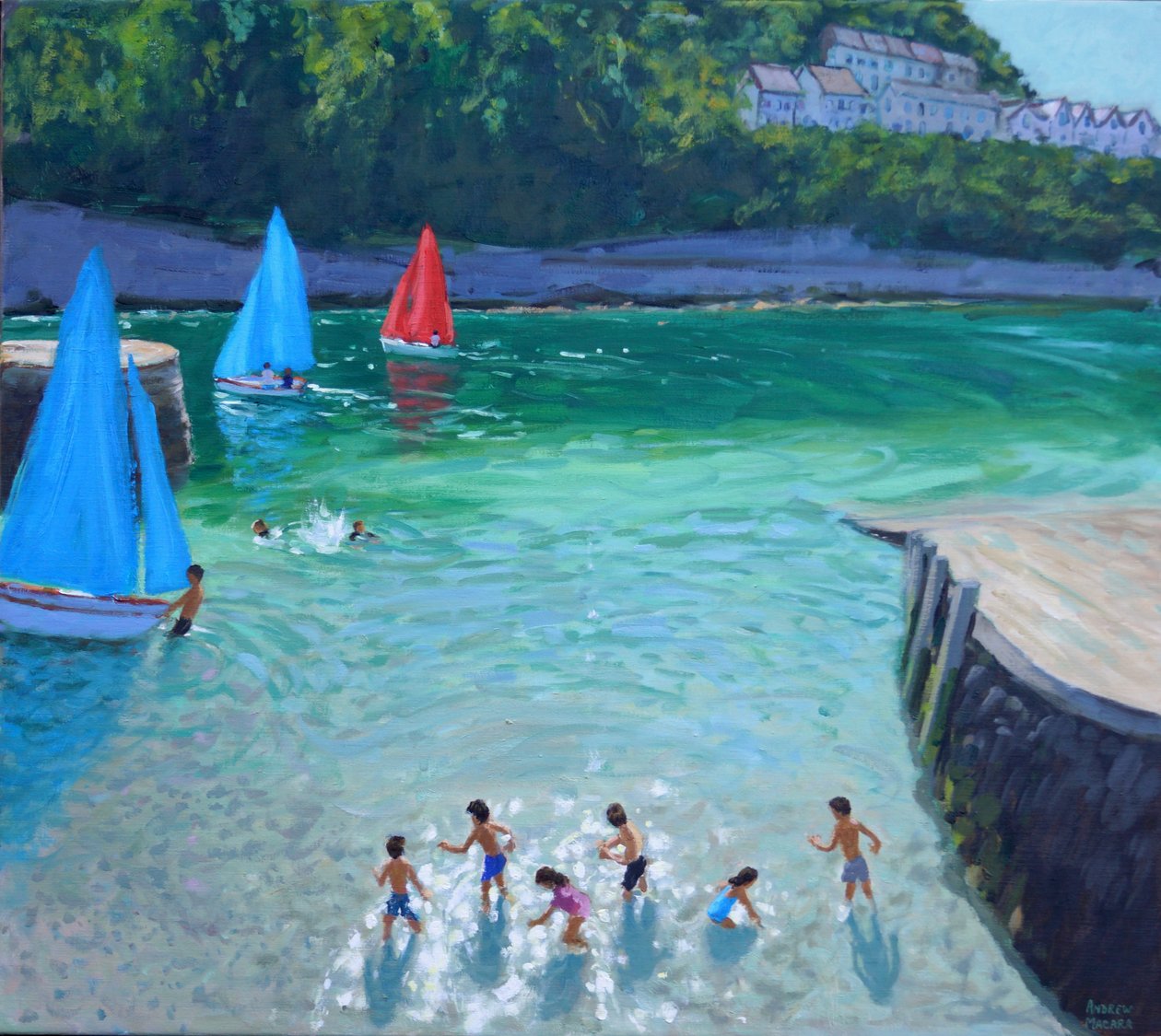 Fölöző kövek, Looe, Cornwall, 2018 alkotó: Andrew Macara