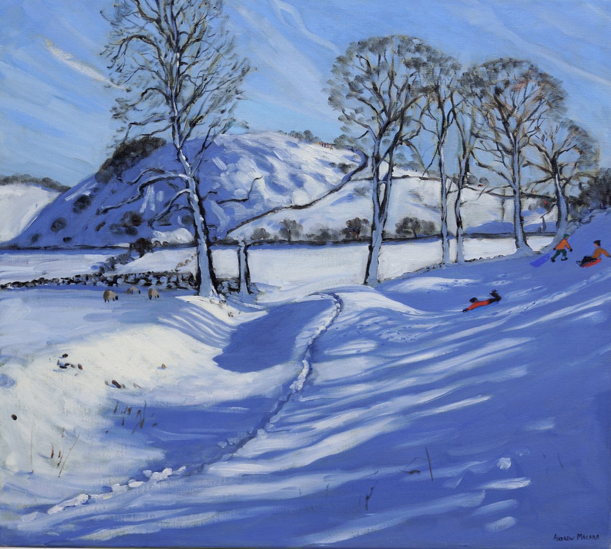 Szánkózás, Derbyshire Peak District, 2012 alkotó: Andrew Macara