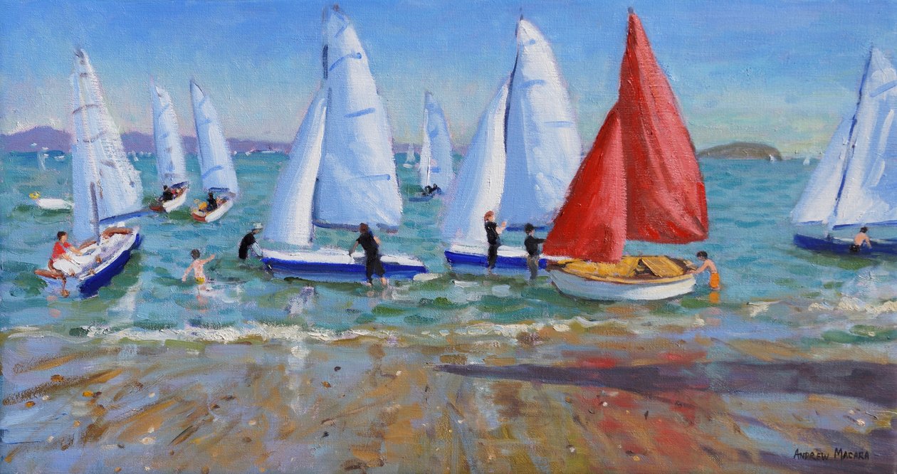 Nyári Regatta, Abersoch, 2016, alkotó: Andrew Macara