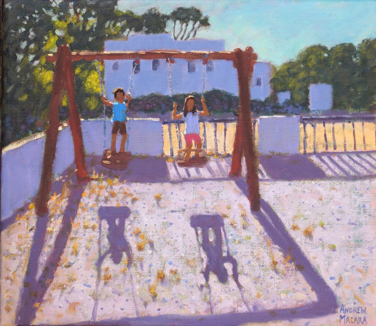 Nyári hinta,Folegandros,Görög-szigetek,2017. augusztus, alkotó: Andrew Macara