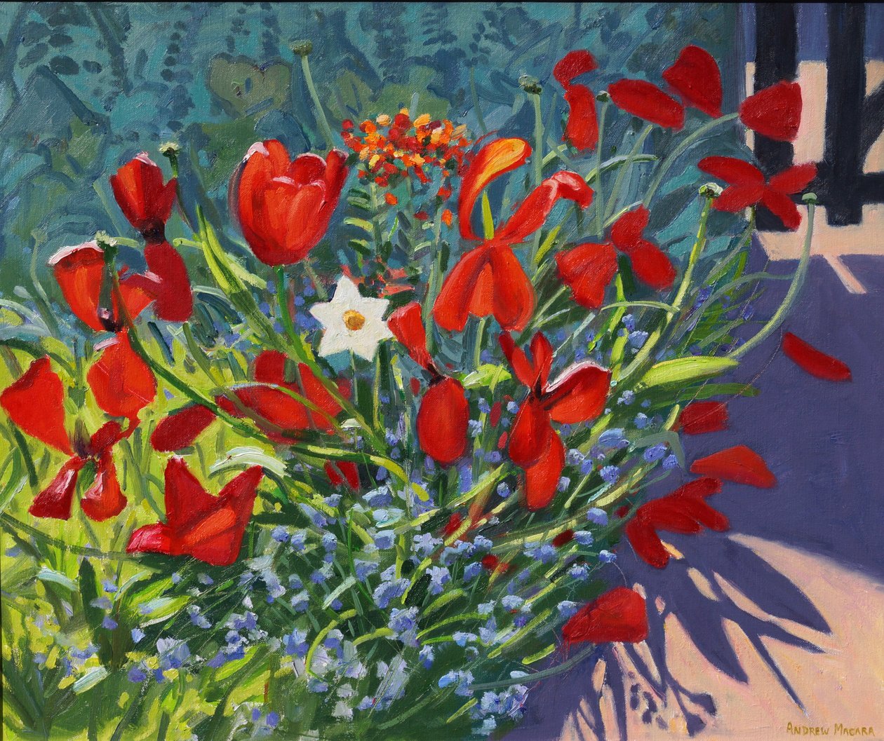 Tulipánok a kapunál, 2017, alkotó: Andrew Macara