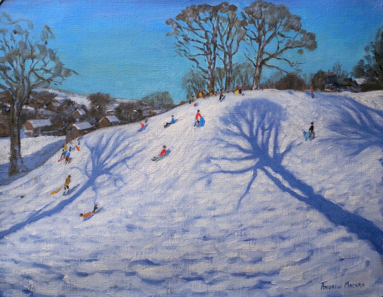 Két fa árnyéka, Bolehill, Wirksworth, 2009 alkotó: Andrew Macara