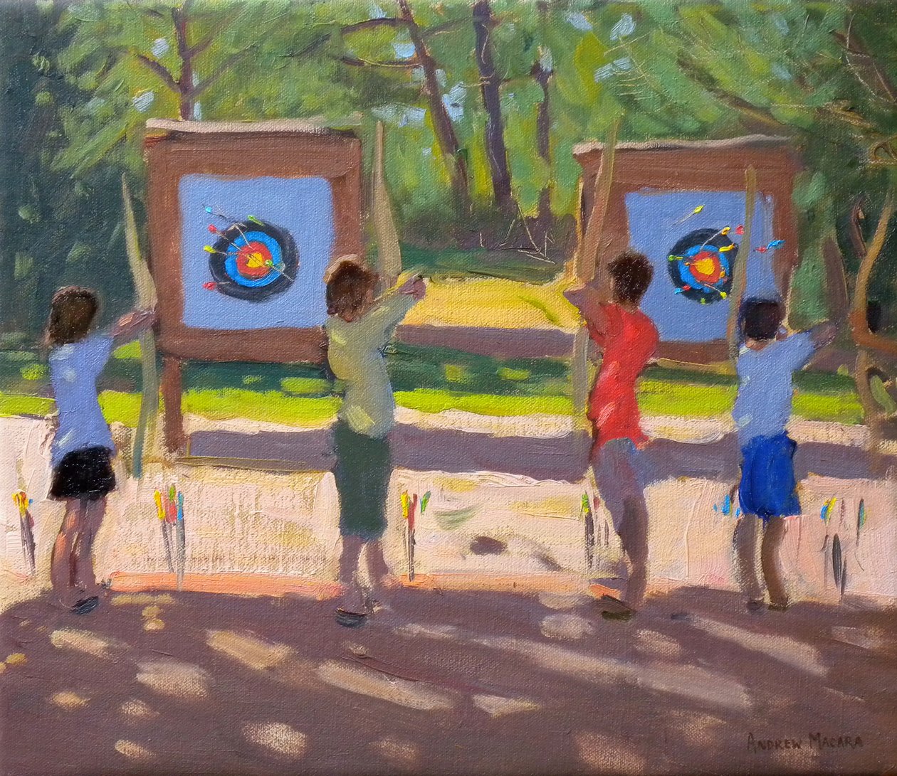 Fiatal íjászok, 2012 alkotó: Andrew Macara