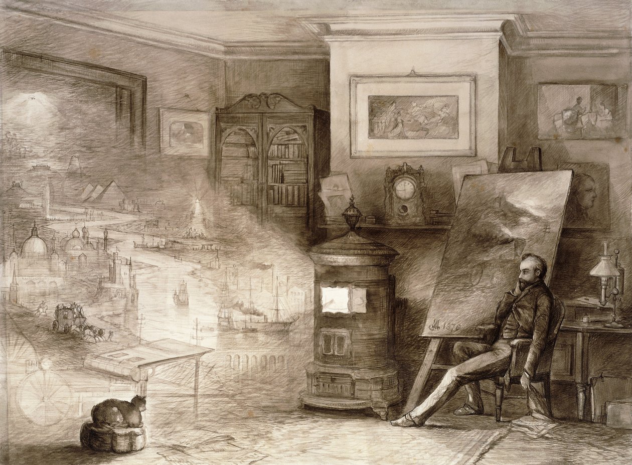 Esti töprengések, Az idő dagálya, 1876 alkotó: Andrew Melrose