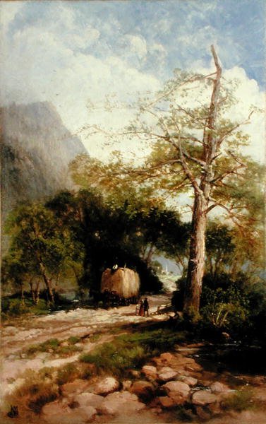 Nyár a Lehigh-völgyben, Pennsylvania (olaj, vászon) alkotó: Andrew Melrose