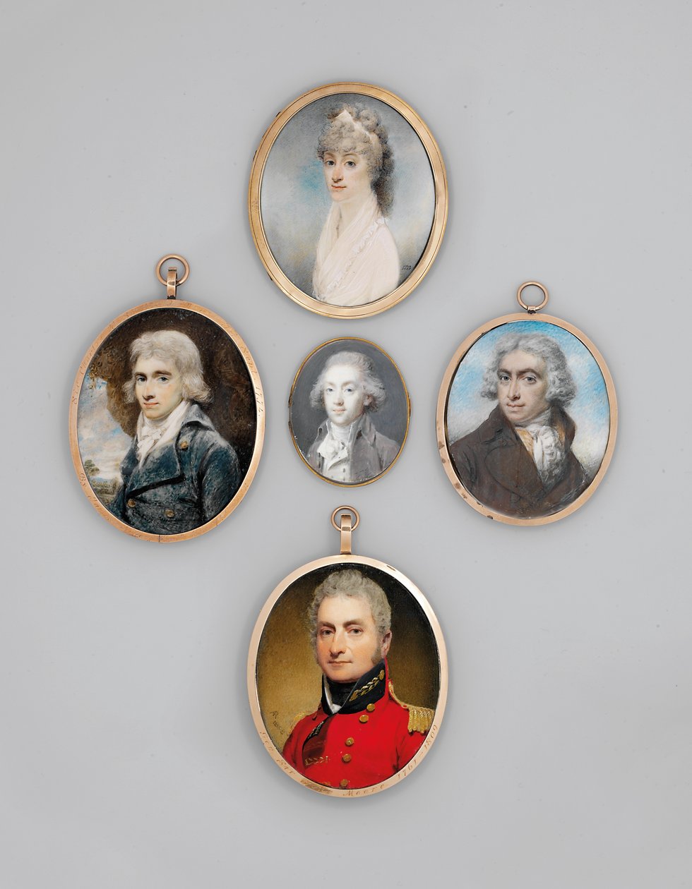Sir John Moore miniatűrje (akvarell) alkotó: Andrew Robertson