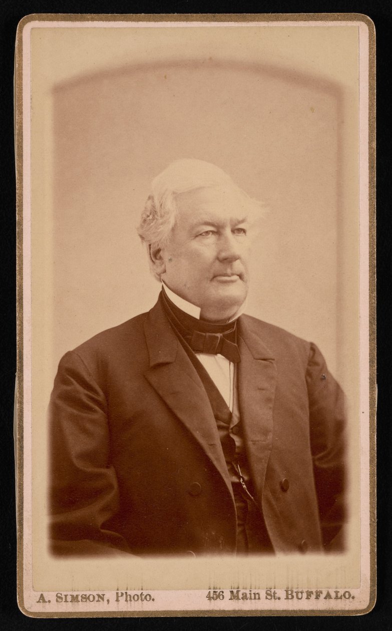 Millard Fillmore portréja 1800-1874, 1874 előtt. alkotó: Andrew Simson