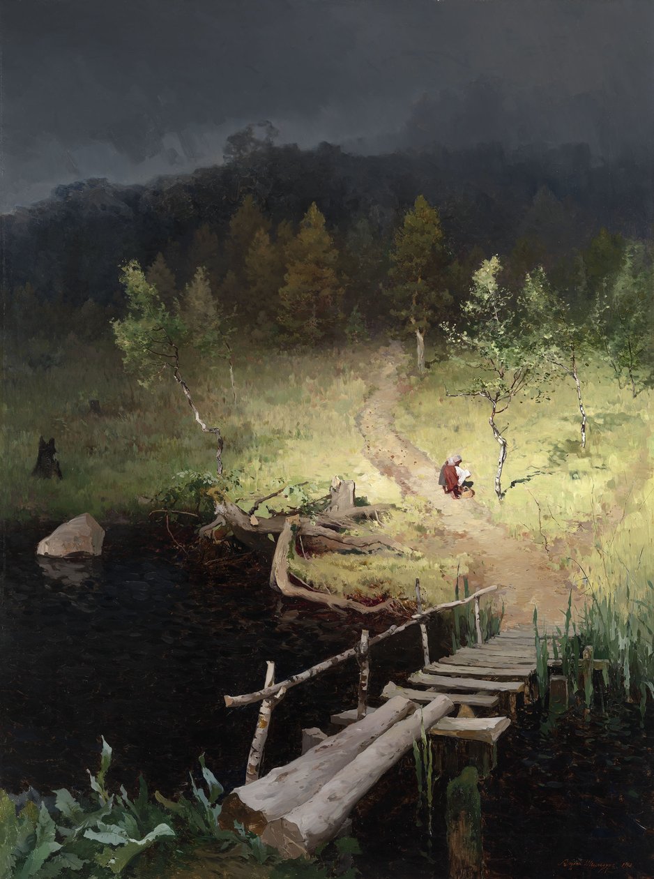 Vihar előtt, 1918 alkotó: Andrey Nikolayevich Shilder