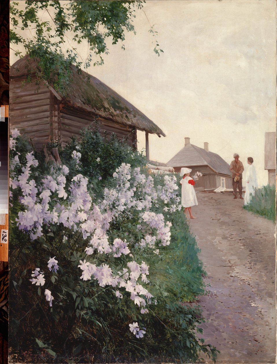 Egy vidéki ház Finnországban - Andrej Nyikolajevics Shilder (1861-1919) festménye, olaj, vászon - orosz művészet alkotó: Andrey Nikolayevich Shilder