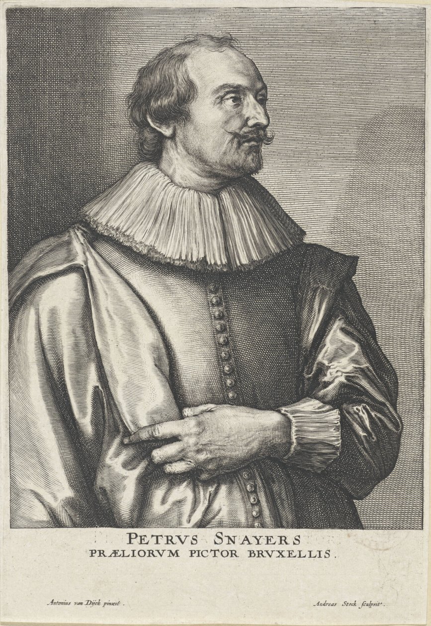 Pieter Snayers portréja alkotó: Andries Jacobsz Stock