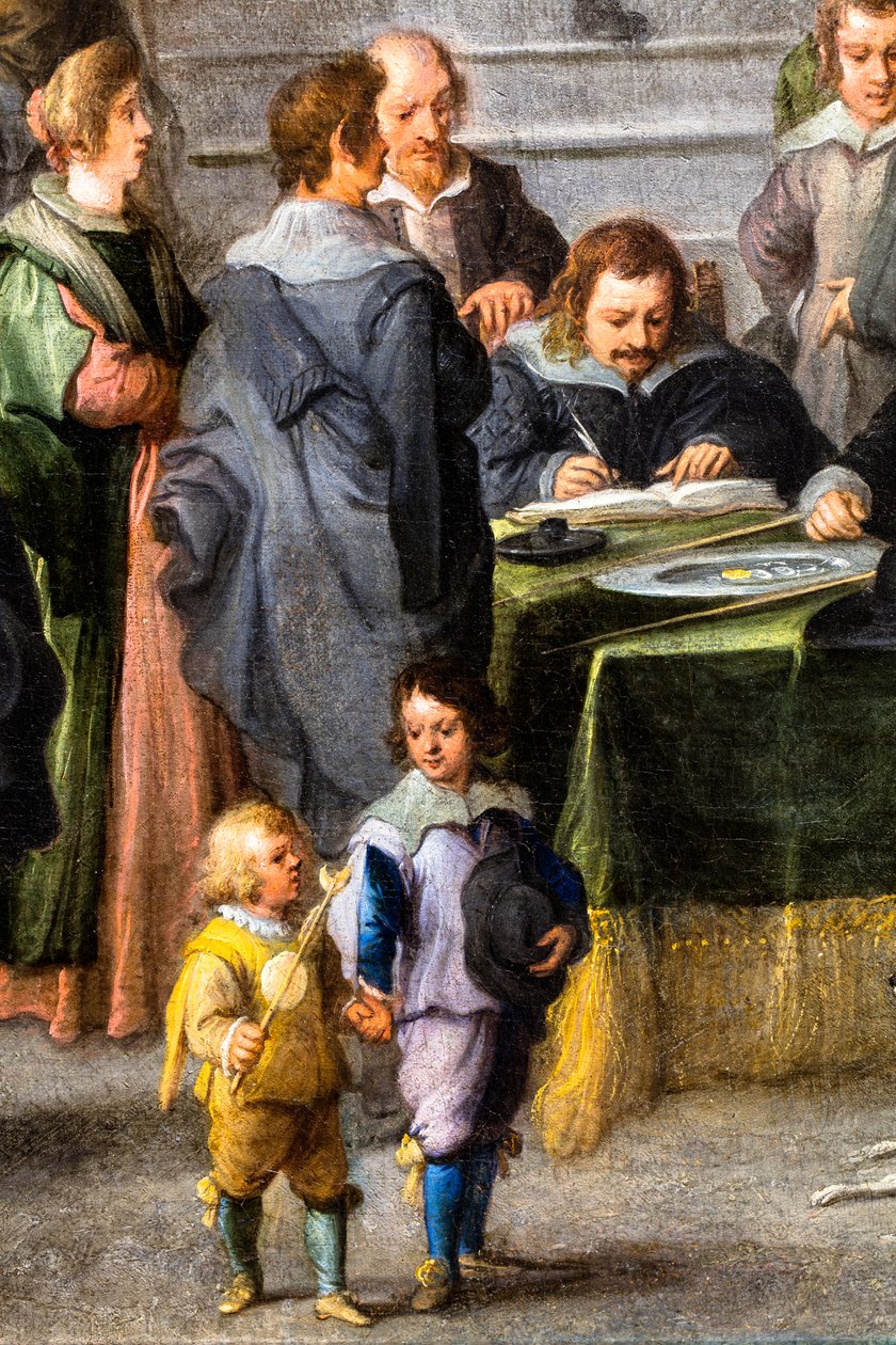 Betegsegély, 1640 körül (olaj, vászon) alkotó: Andries van & Wael Cornelis de (1592 1667) Eertvelt