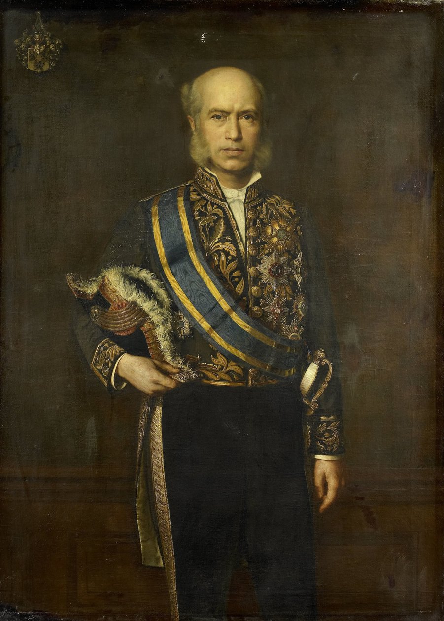 Johan Wilhelm van Lansberge (1830-1906). főkormányzó (1875-1880) alkotó: Andries van den Berg