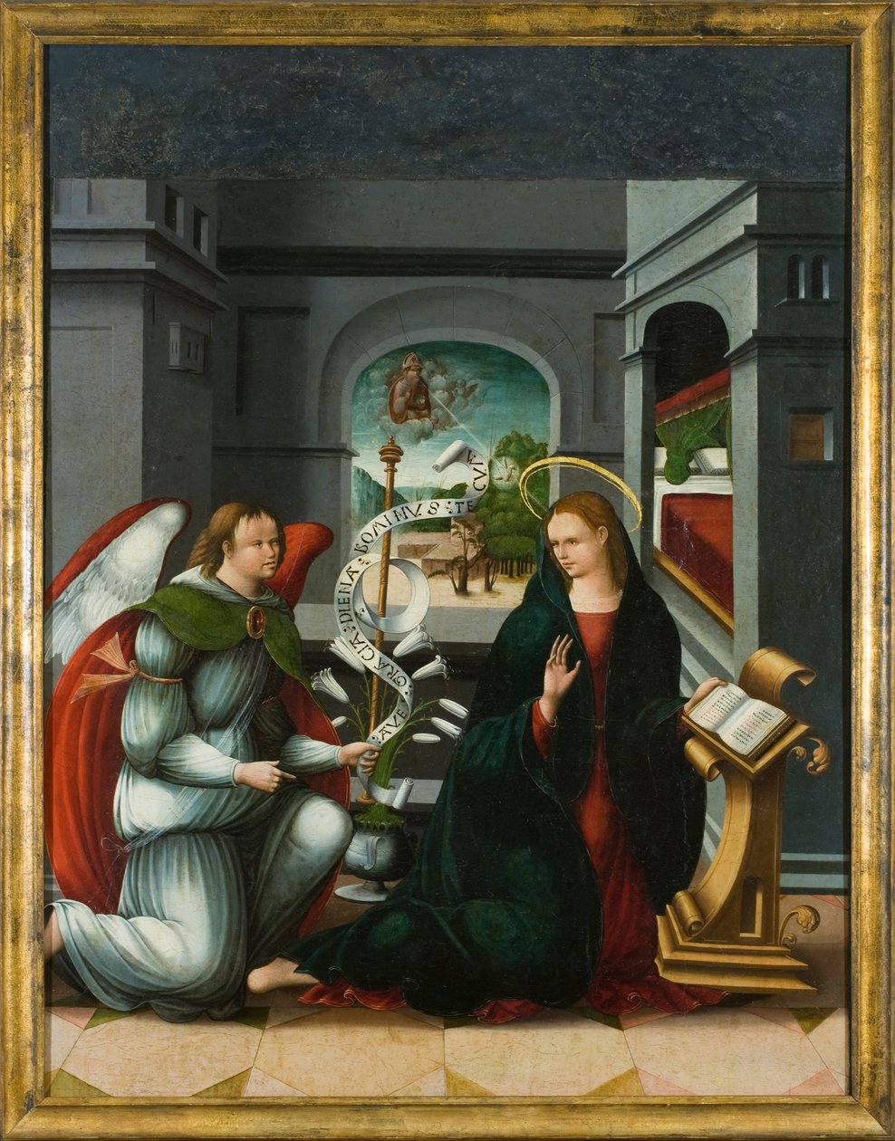 Annunciation alkotó: Andrés de Melgar