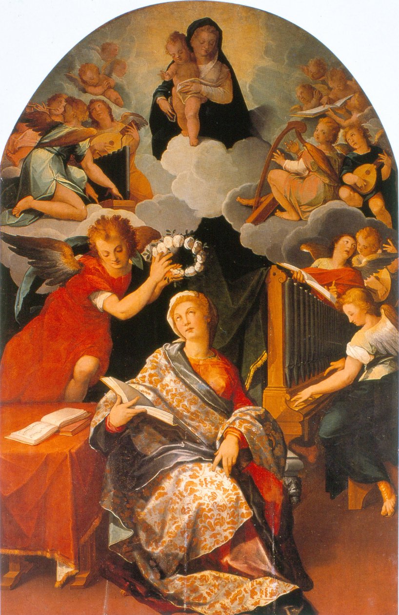 Szent Cecília alkotó: Andrés de la Concha