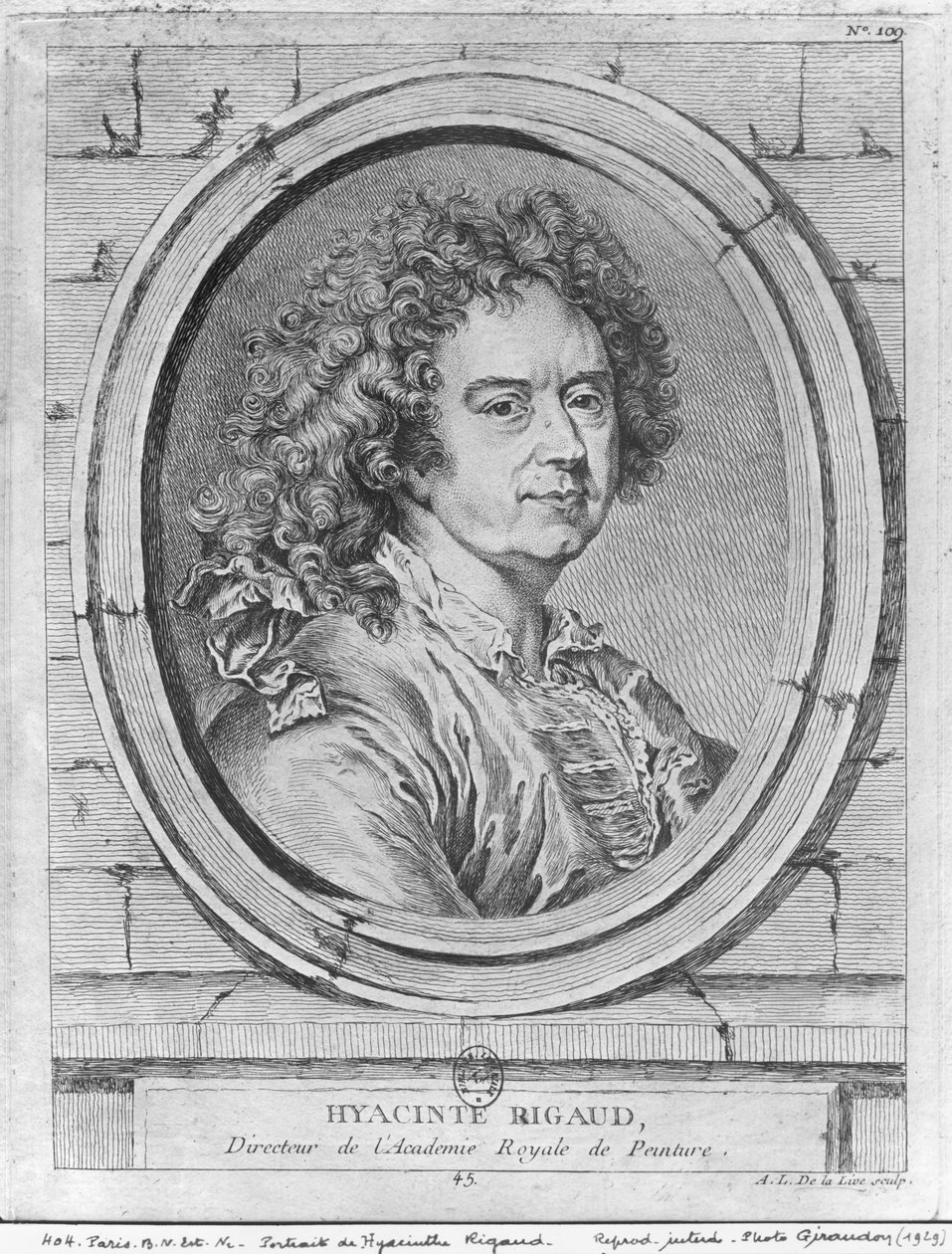 Hyacinthe Rigaud portréja, 1752-65 alkotó: Ange Laurent de Lalive de Jully