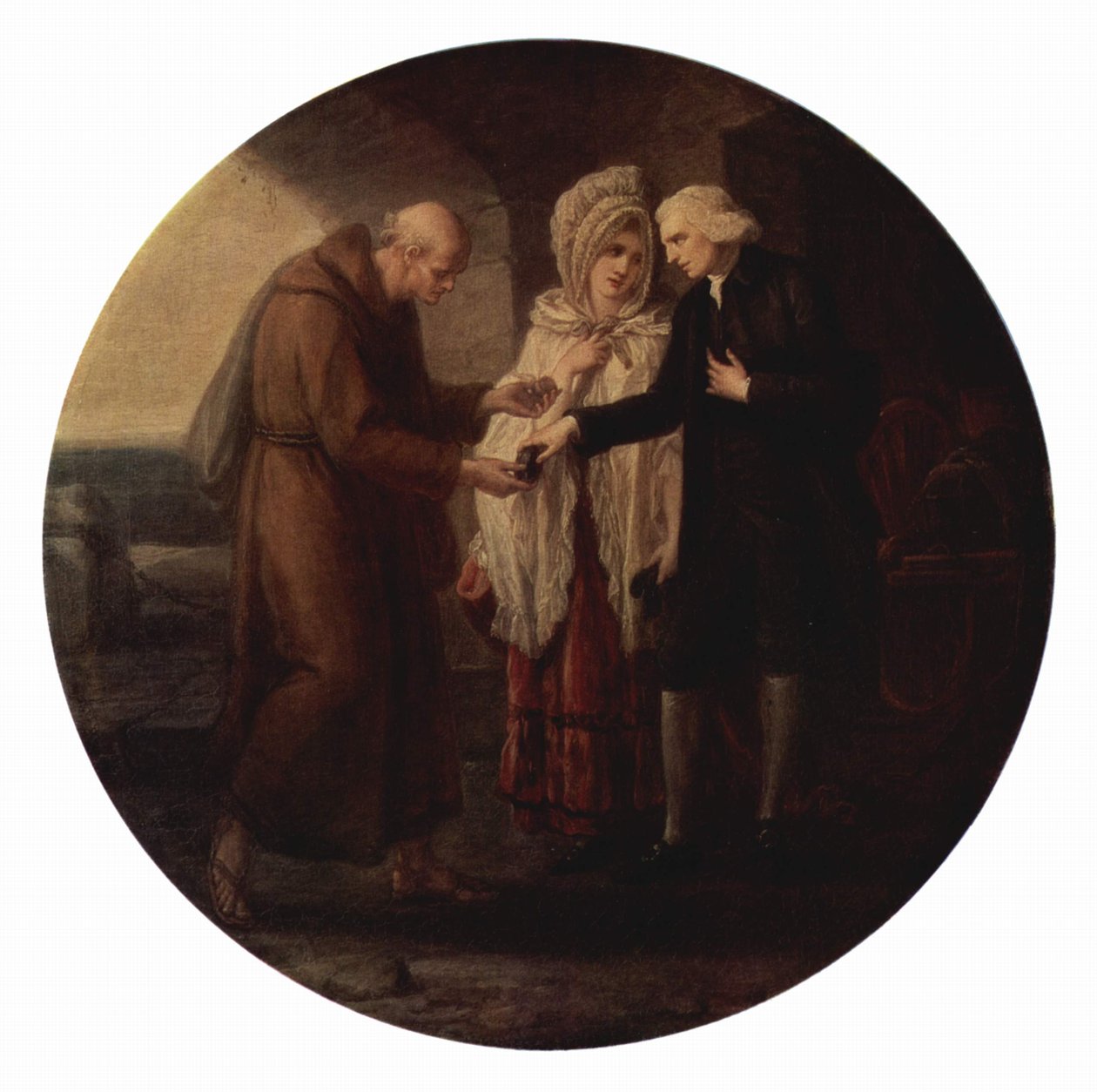 Calais -i szerzetes alkotó: Angelica Kauffmann