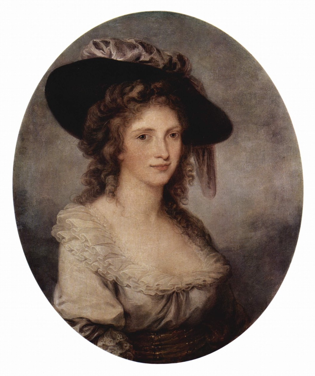 Egy nő portréja, korábban önarcképnek hitték alkotó: Angelica Kauffmann