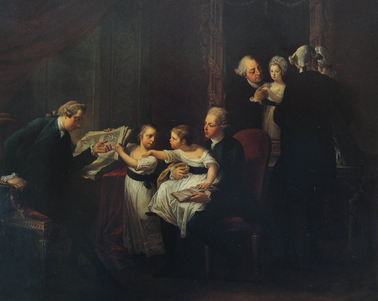 A Townshend család alkotó: Angelica Kauffmann