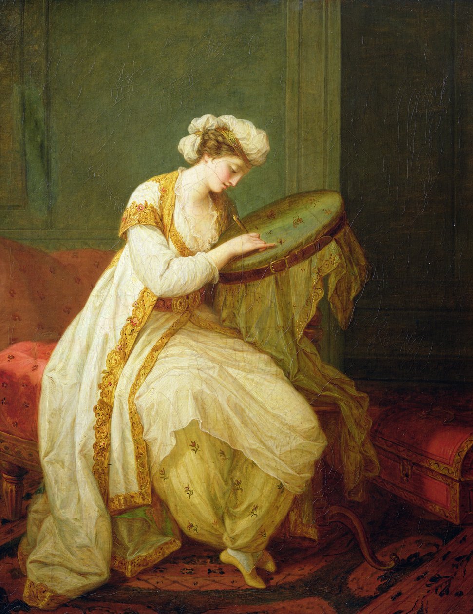 Egy török nő, 1773 alkotó: Angelica Kauffmann
