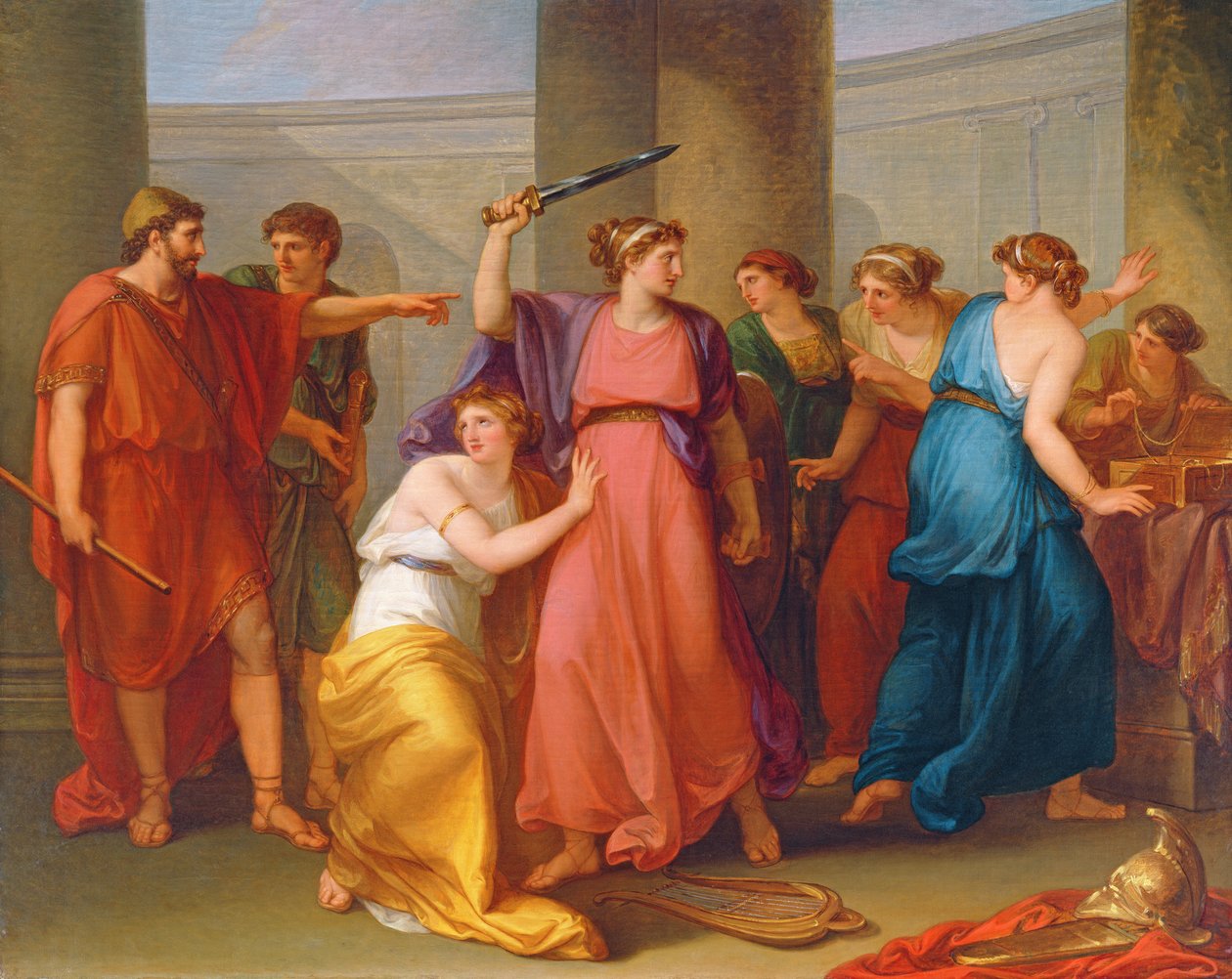 Achilles felfedezte alkotó: Angelica Kauffmann