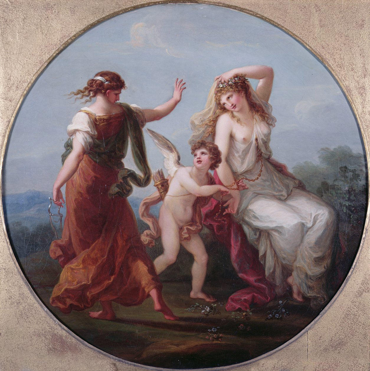 Szerelem meghódító Prudence alkotó: Angelica Kauffmann