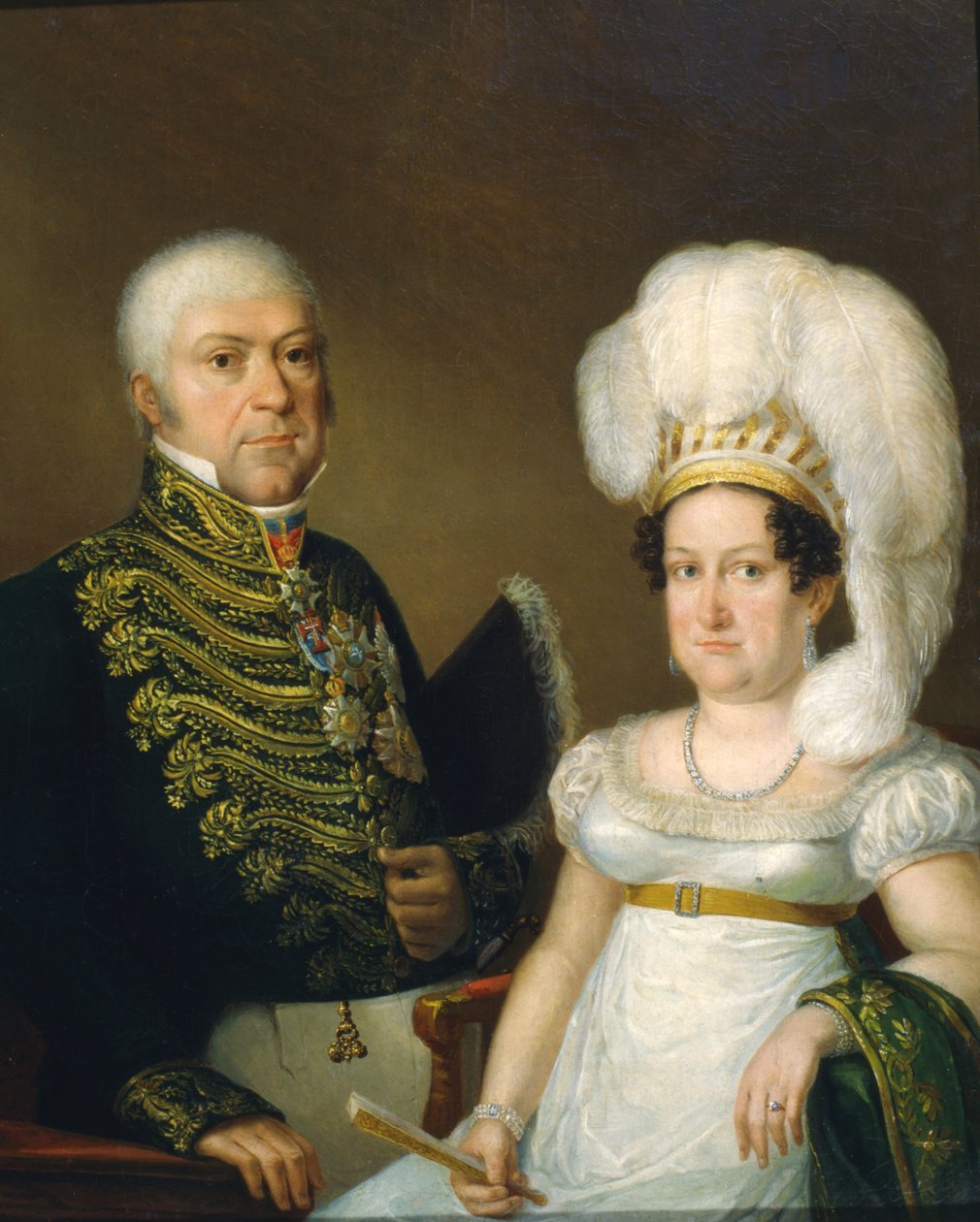 Portré egy tábornokról és feleségéről alkotó: Angelica Kauffmann