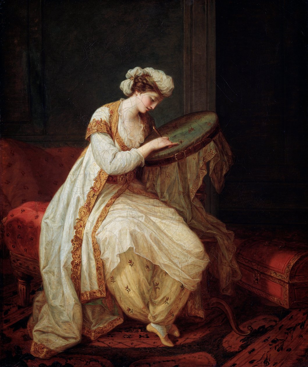 Egy török nő, 1773. alkotó: Angelica Kauffmann