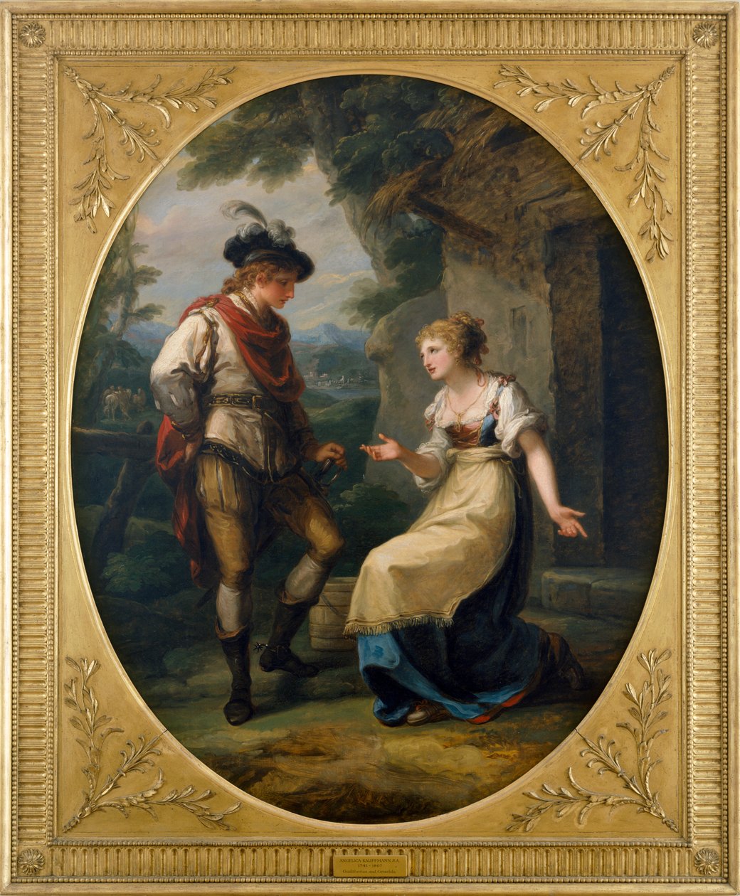 Gualtherius és Griselda (olaj, vászon) alkotó: Angelica Kauffman