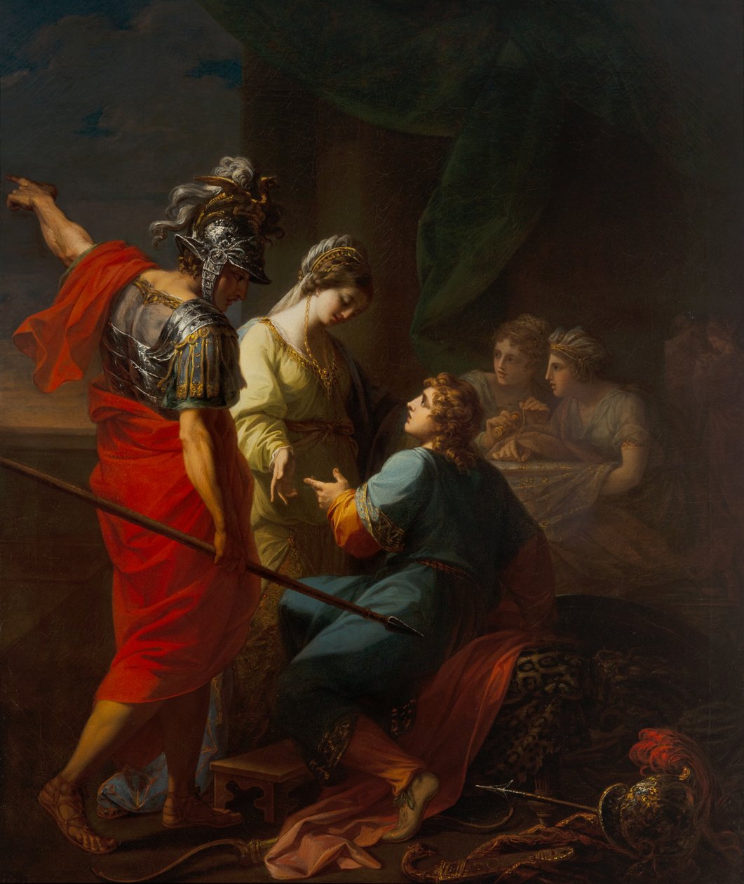 Hector, Paris és Helena alkotó: Angelica Kauffman