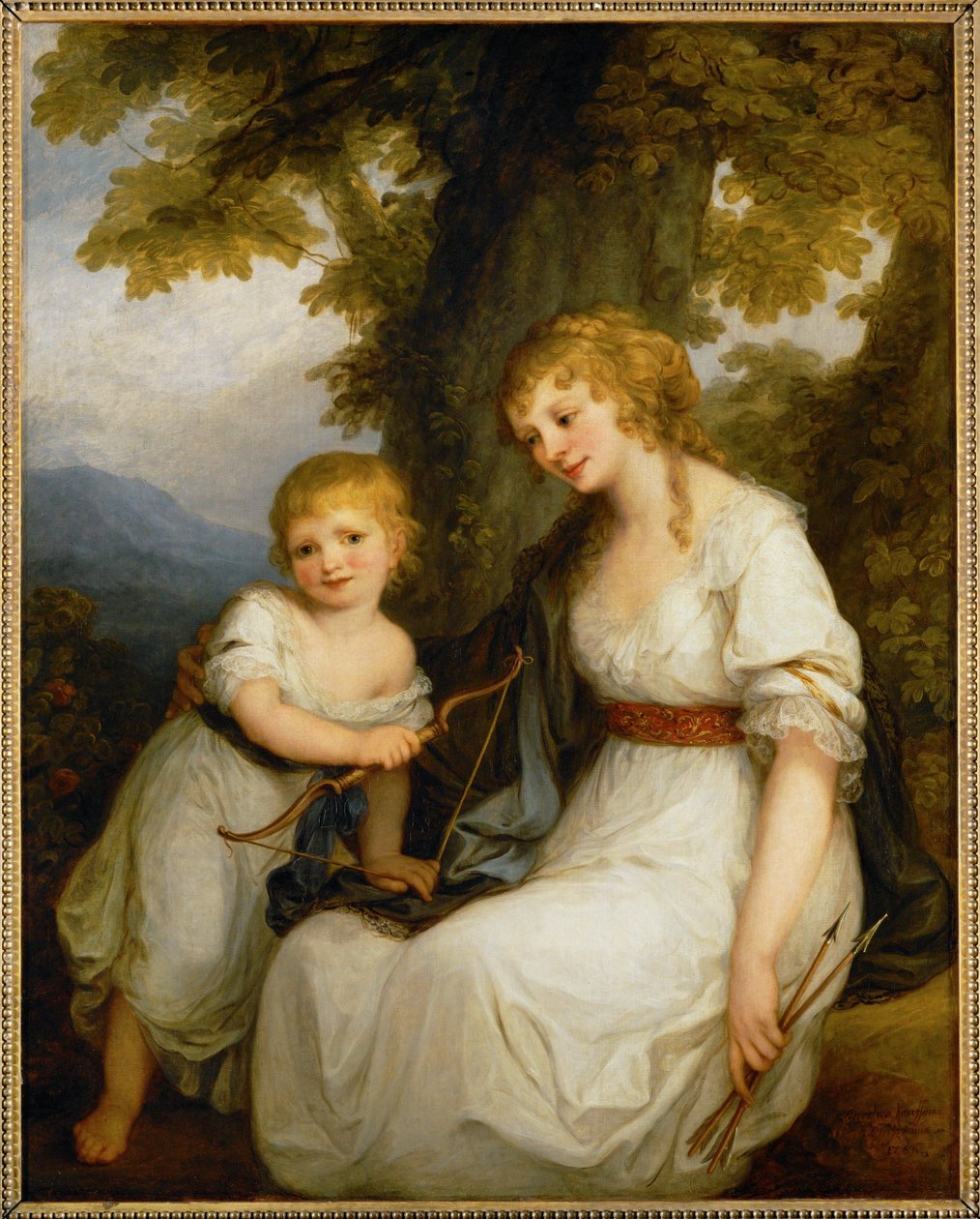 La Baronne de Kruedener et son fils - Kruedener bárónő és fia ... alkotó: Angelica Kauffman